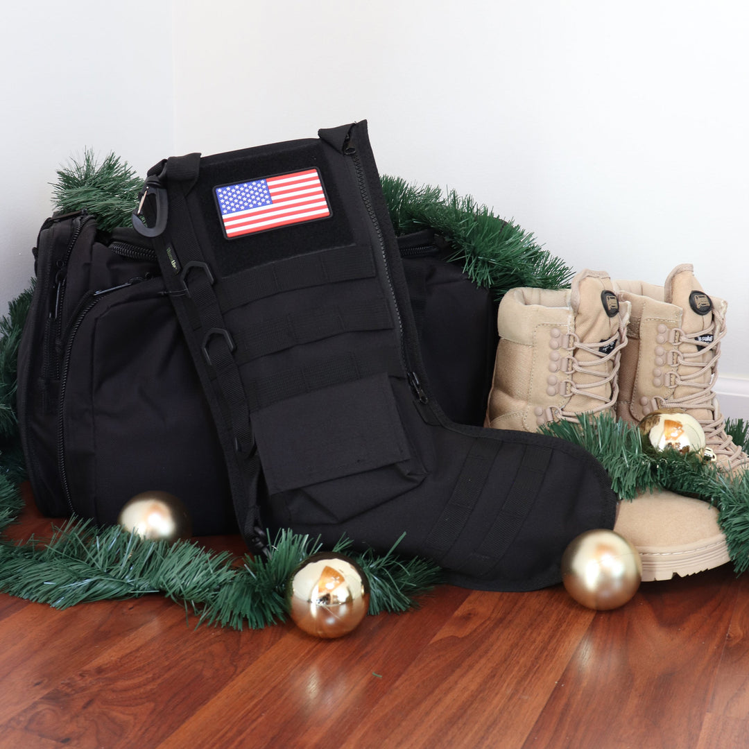 Osage River Ruck Up Tactical Stocking-Black