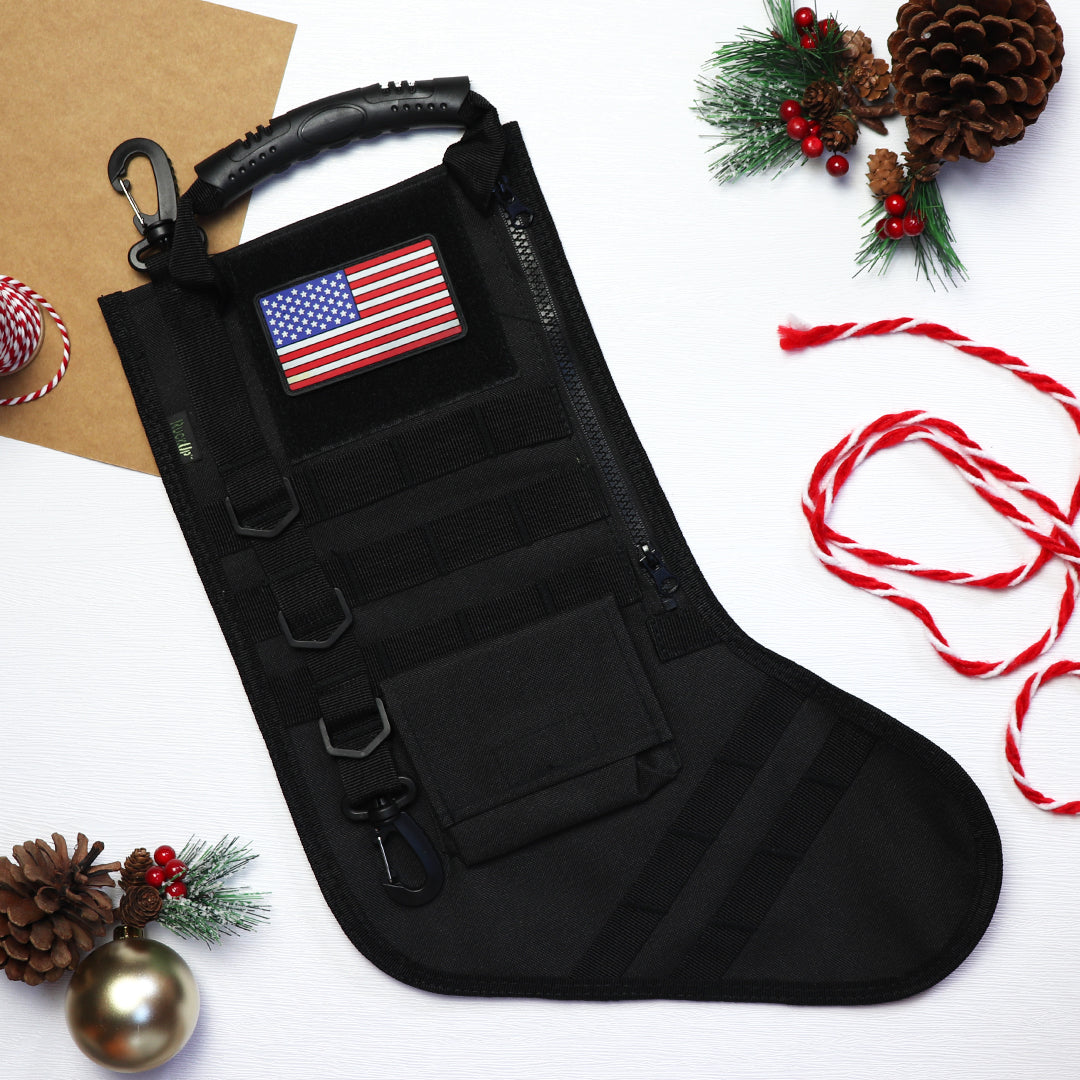 Osage River Ruck Up Tactical Stocking-Black