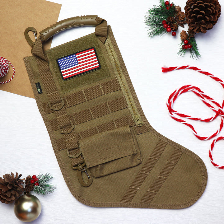 Osage River Ruck Up Tactical Stocking-Khaki