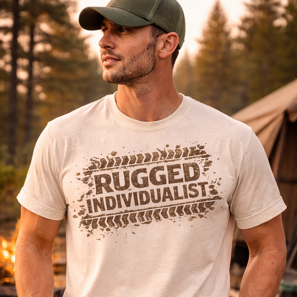 T-Shirt - Rugged Individualist Tire Track Tee