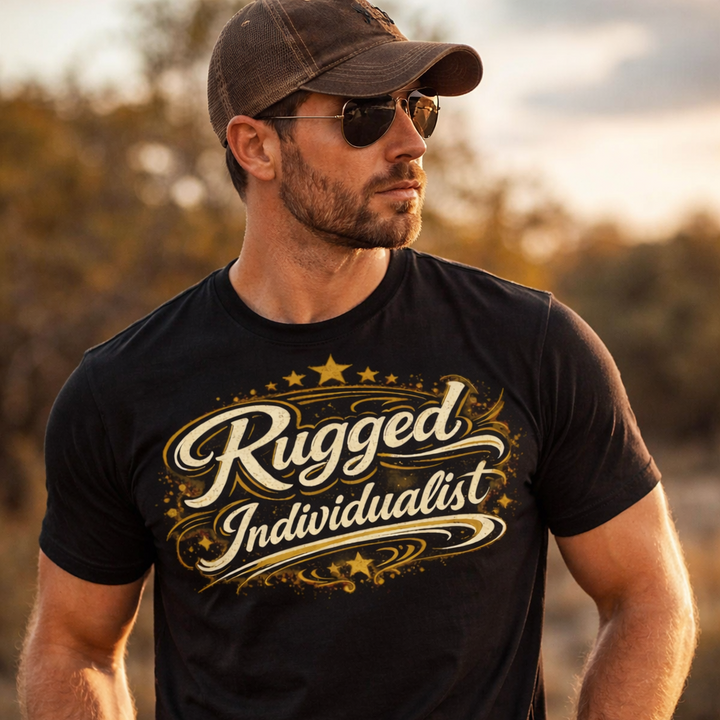 T-Shirt - Rugged Individualist Groovy Tee