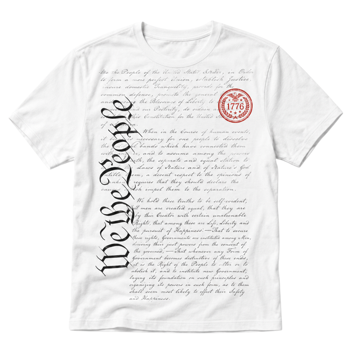 T-Shirt - Patriotic - We The People Script