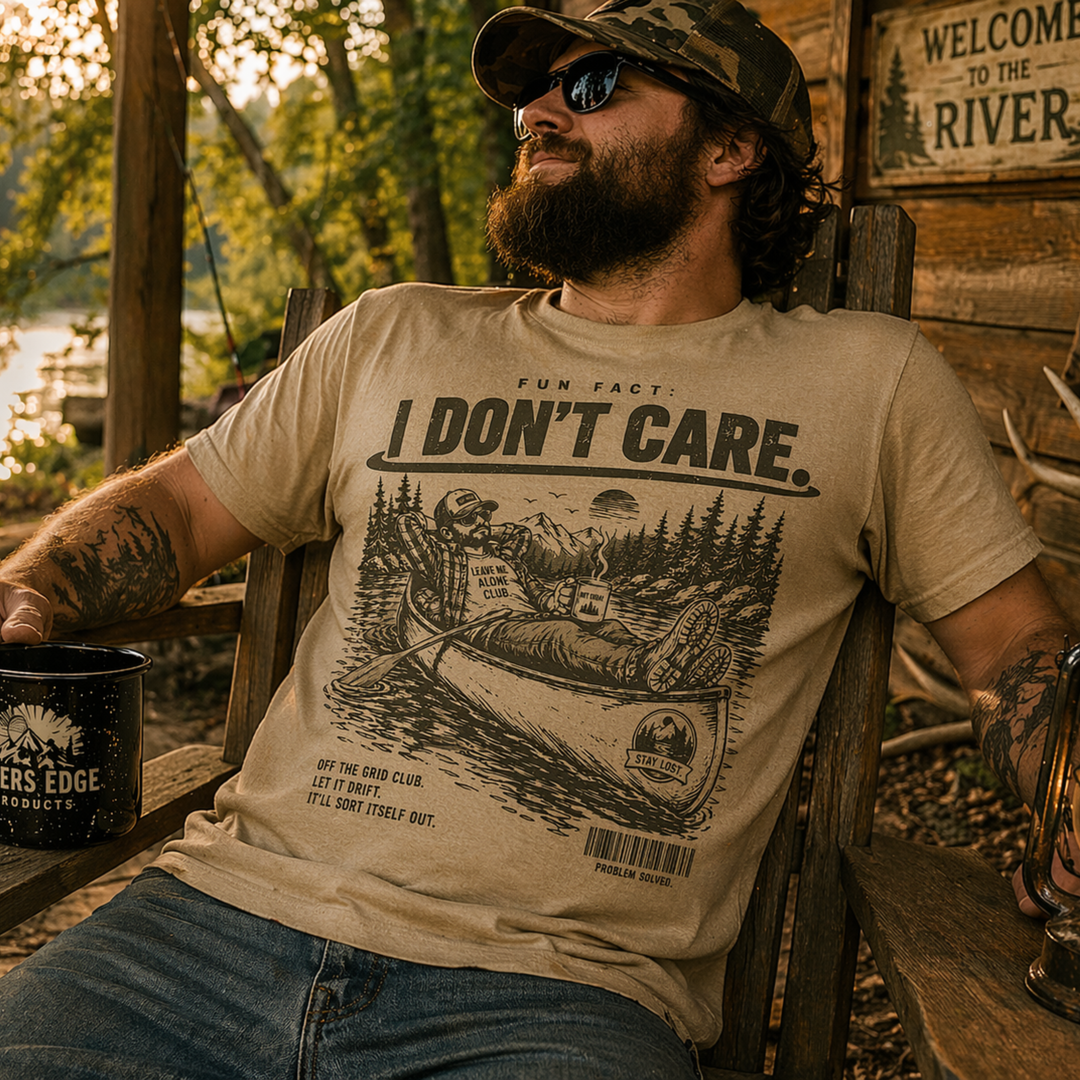 T-Shirt - Bold Statement - Fun Fact I Don't Care Country